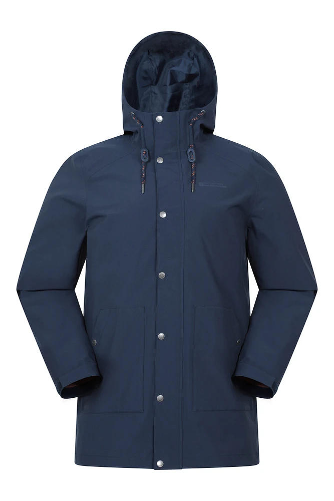 Foxtail Mens Waterproof Long Fleece Lined Jacket