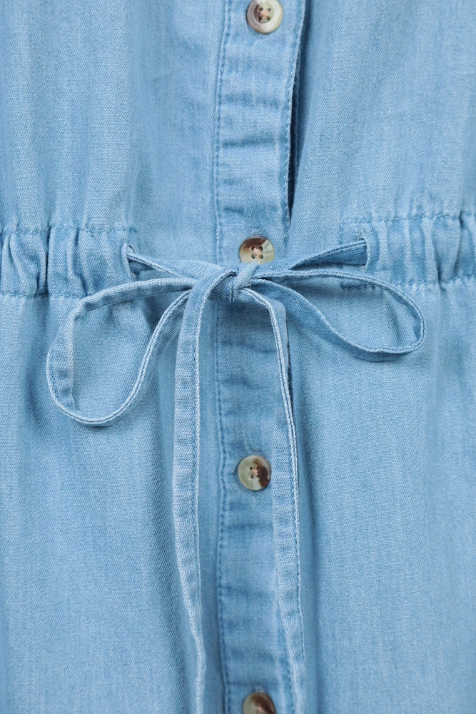 Ronda Womens Chambray Dress