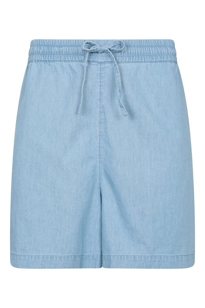 Astra Womens Chambray Shorts