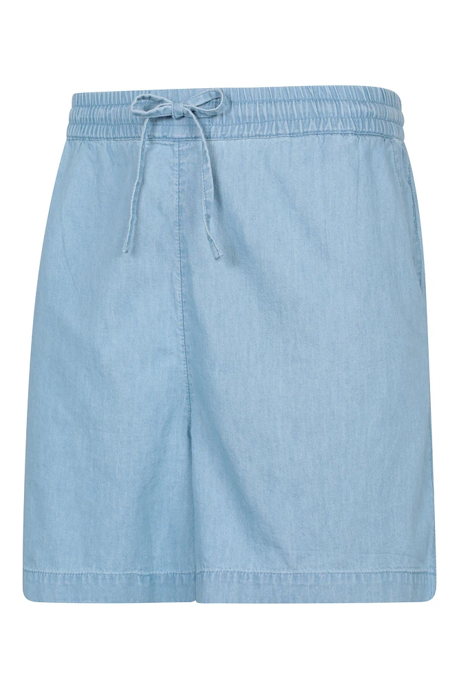 Astra Womens Chambray Shorts