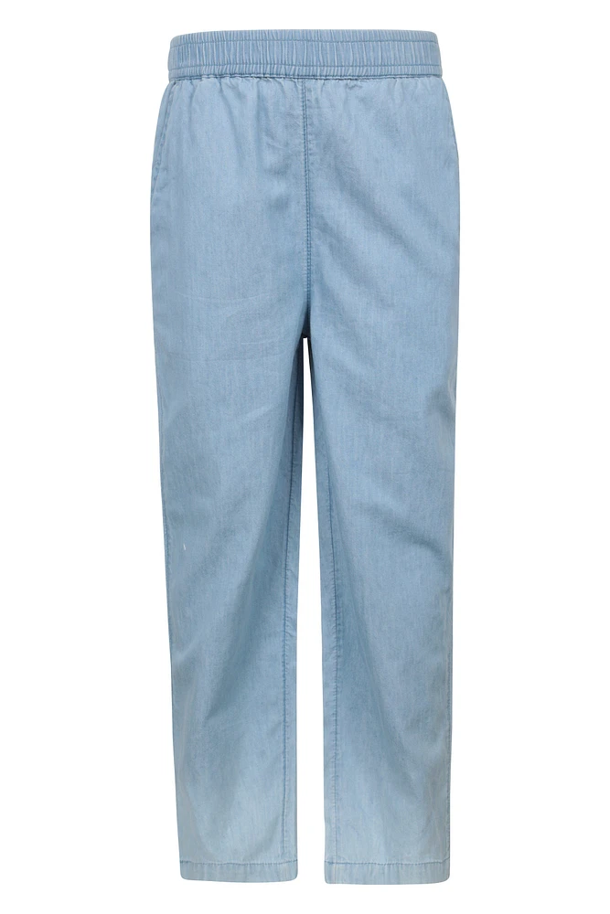 Heather Kids Chambray Trousers