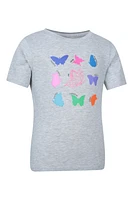 Glitter Butterfly Kids Tee