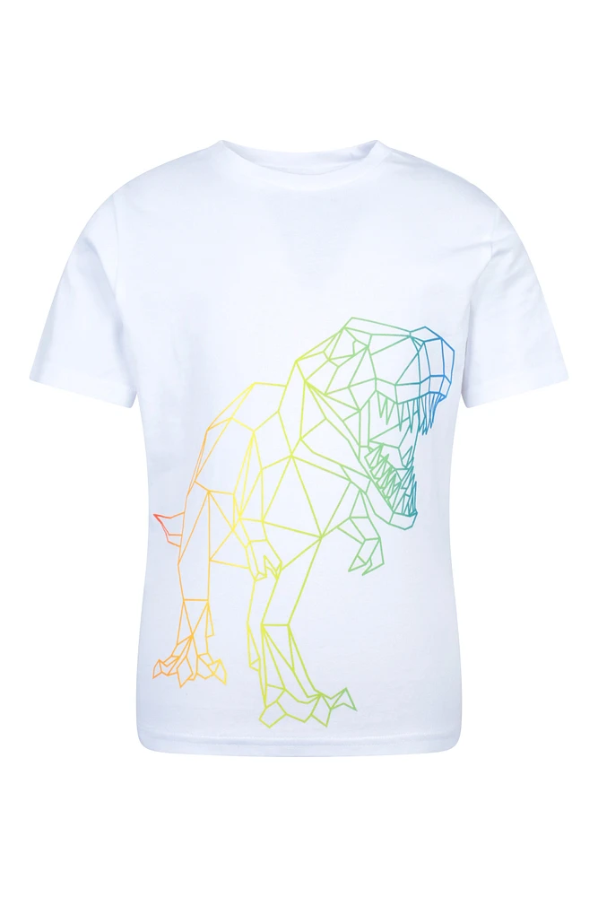 Ombre Geo Dino Kids Tee