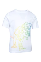 Ombre Geo Dino Kids Tee