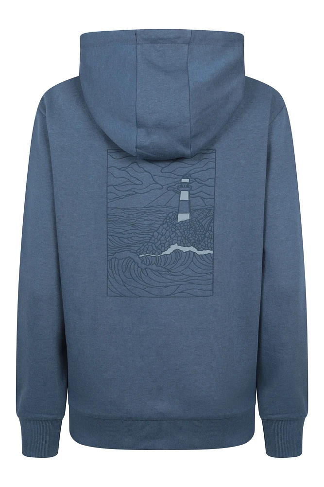 Printed Lighthouse Womens Hoodie