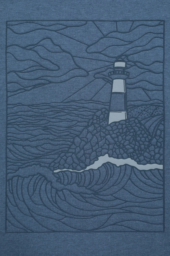 Printed Lighthouse Womens Hoodie
