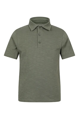 Slub Kids Polo Shirt