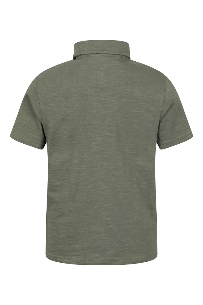 Slub Kids Polo Shirt