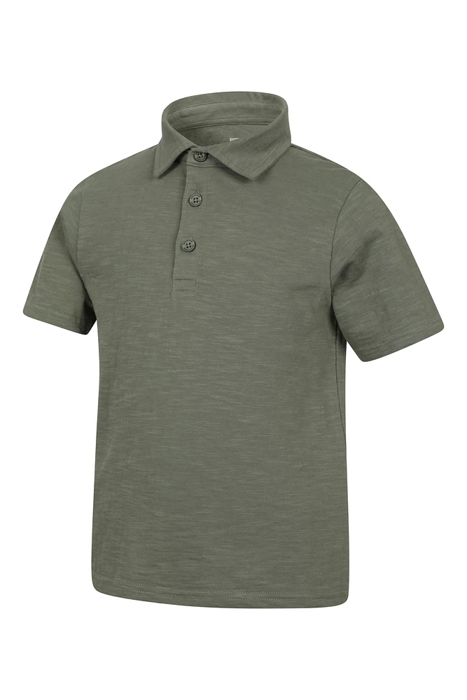 Slub Kids Polo Shirt