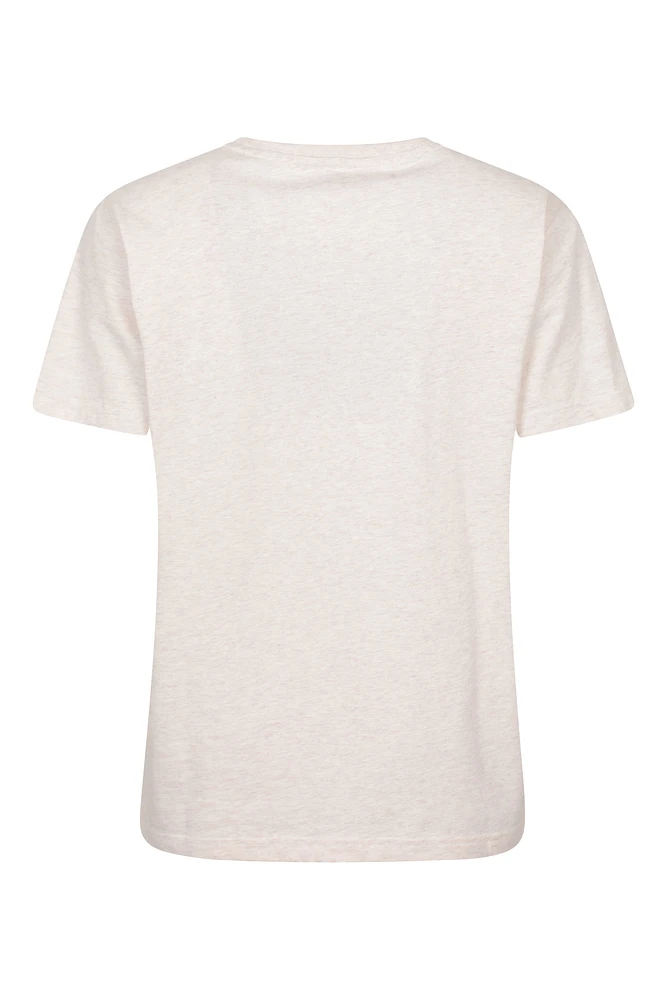 Printed Womens Sunflower Relaxed Fit T-Shirt