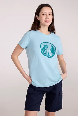 Tree Ring Womens Relaxed Fit T-Shirt