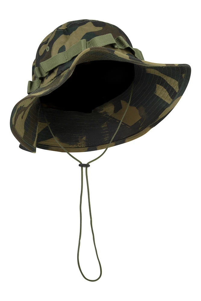 Camouflage Mens Clip-Up Ventilated Brim Hat