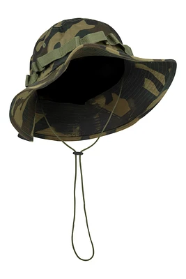 Camouflage Mens Clip-Up Ventilated Brim Hat