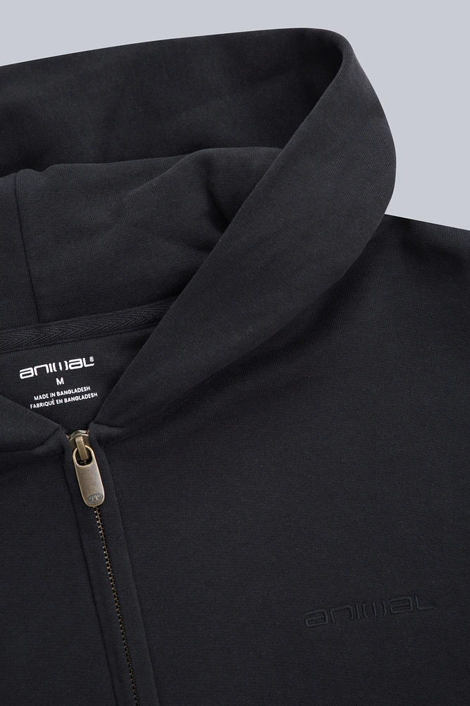 Icon Mens Logo Zip Through Hoodie