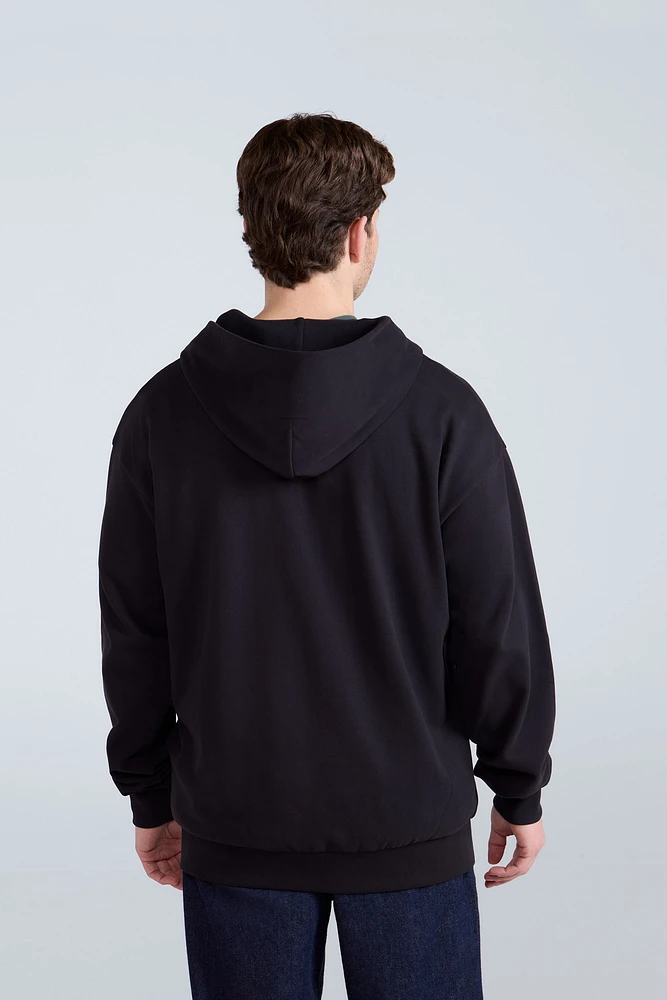 Icon Mens Logo Zip Through Hoodie