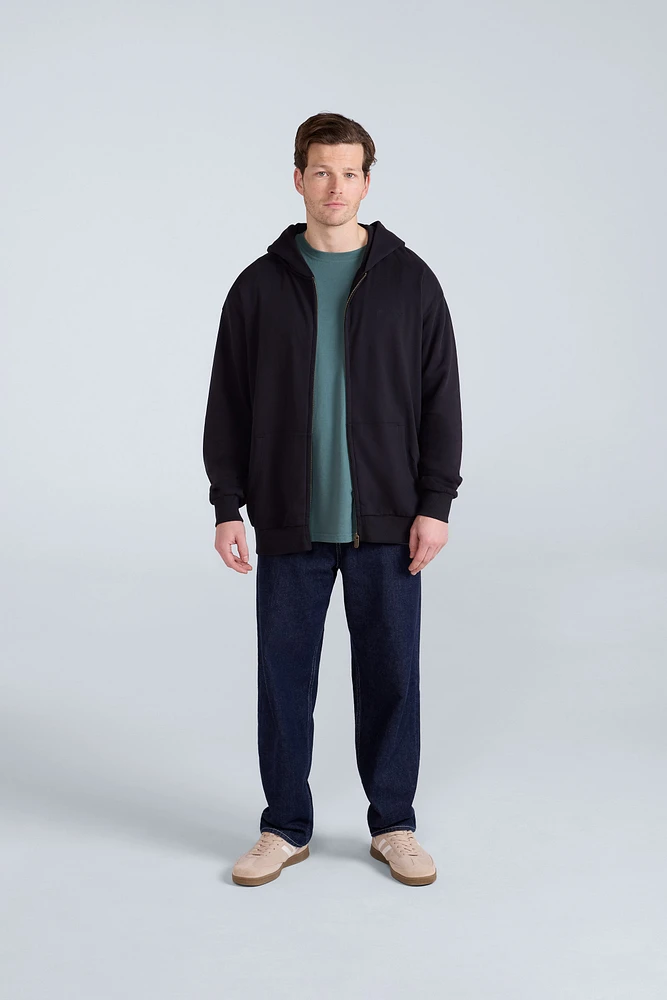 Icon Mens Logo Zip Through Hoodie