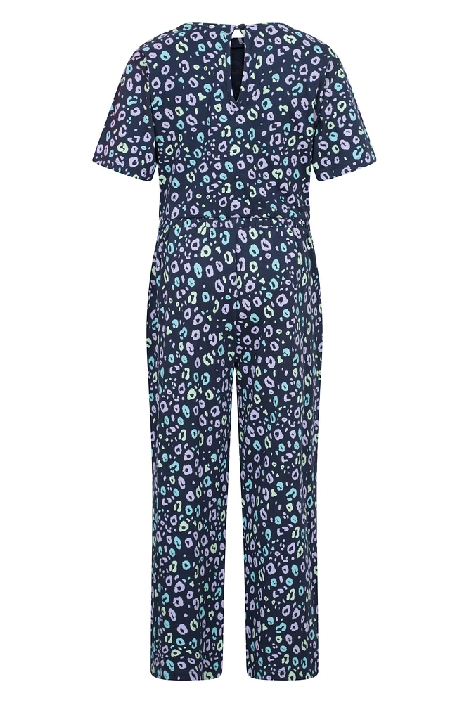 Poppy Kids Printed Jumpsuit