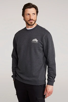 Adventure Mens Mountain Graphic Sweatshirt