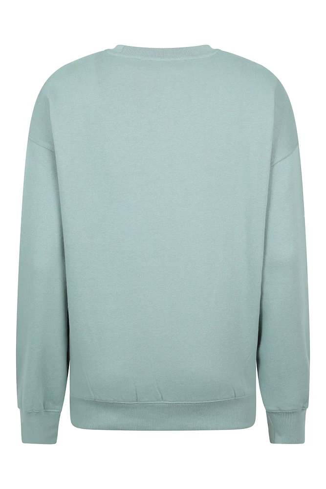 Printed Womens Relaxed Fit Sweatshirt