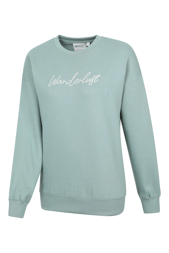 Printed Womens Relaxed Fit Sweatshirt