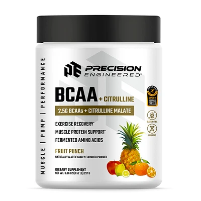 BCAA + Citrulline - Fruit Punch (30 Servings)
