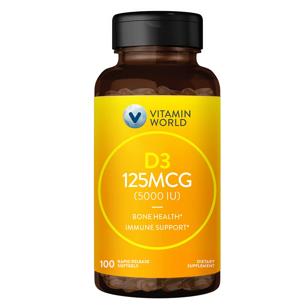 Vitamin D3 125mcg (5000 IU)