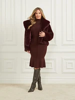Audrey Faux-Fur Coat