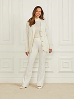 Ginny Cable-Knit Sweater Cardigan