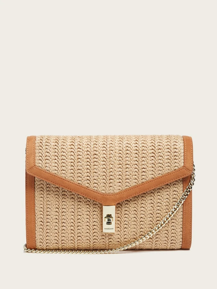 Lisa Raffia Envelope Crossbody