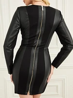 Anny Fuax-Leather Dress