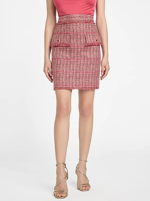 Eco Claudia Tweed Mini Skirt
