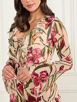 Iris Printed Maxi Dress