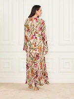 Iris Printed Maxi Dress