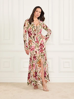 Iris Printed Maxi Dress