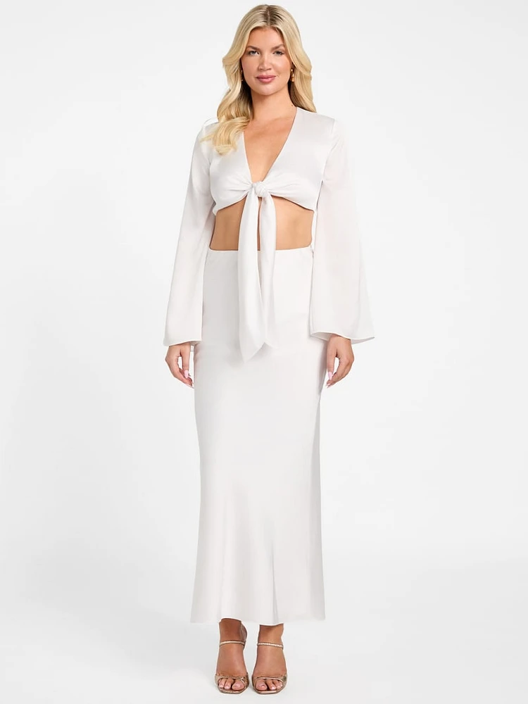 Eco Monica Tie-Front Top