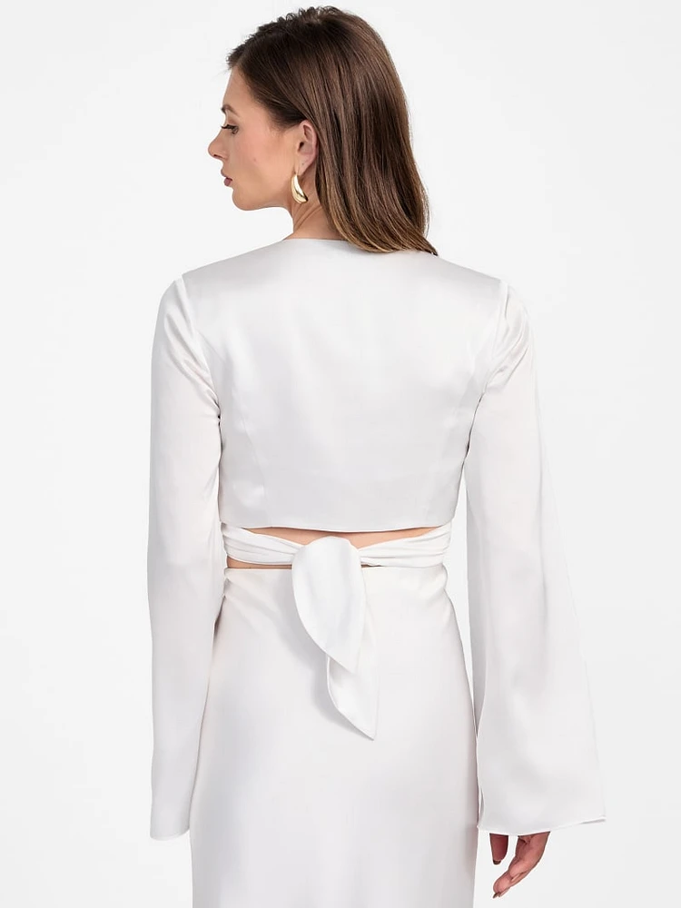 Eco Monica Tie-Front Top
