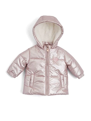 Metallic Puffer Coverall (0-24M)