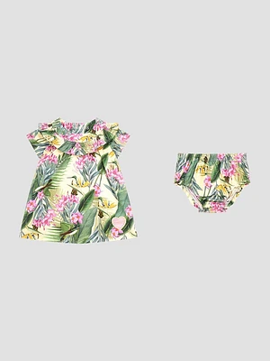 Poplin Dress and Bloomers Set (0-12M)