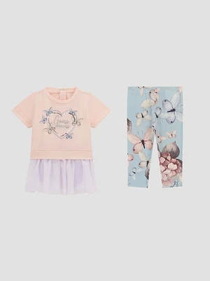 Butterfly Tee and Leggings Set (0-24M)