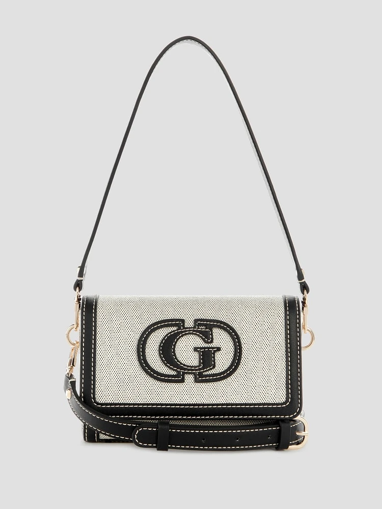 Sebina Canvas Fold-Over Shoulder Bag