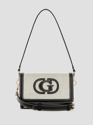 Sebina Canvas Fold-Over Shoulder Bag