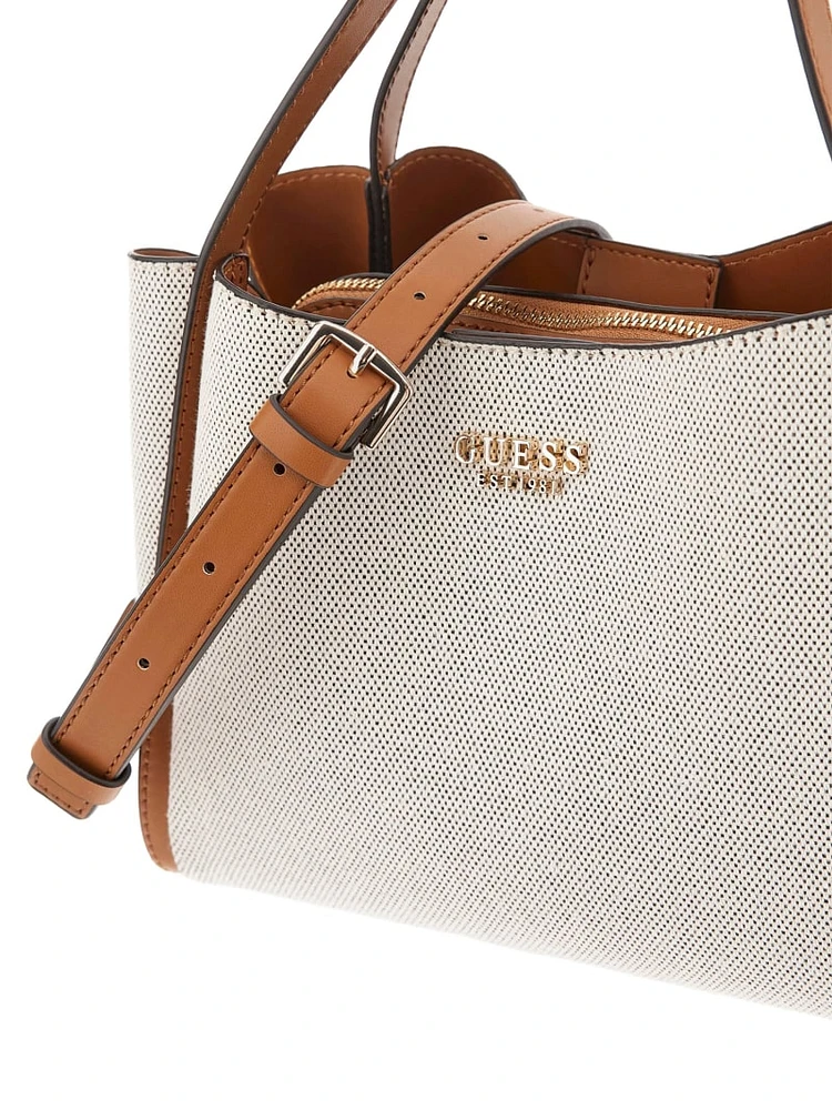 Nicolette Canvas Small Girlfriend Satchel