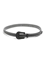 Dakota Rhinestone Skinny Belt