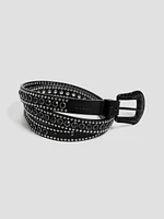 Dakota Rhinestone Skinny Belt