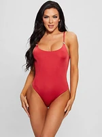 Belted One-Piece Swimsuit