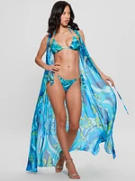 Silk-Blend Swim Cover-Up