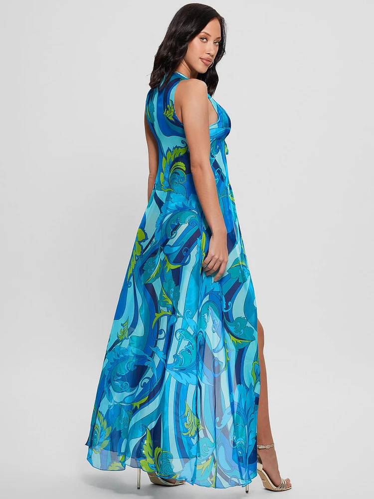 Silk-Blend Swim Cover-Up
