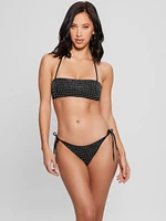 Rhinestone String Bikini Bottoms