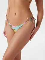 Eco Printed String Bikini Briefs