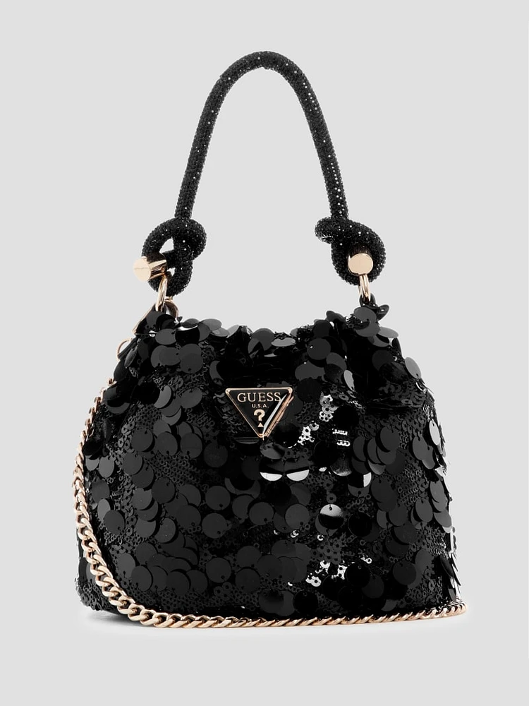 Holiday Shine Top-Handle Pouch